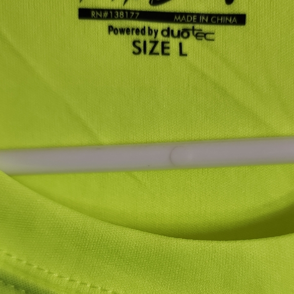 Men's Long Sleeve Tee - Black and Green - Picture 2 of 5